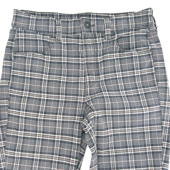 American Eagle Plaid Skinny Pants 4 Short Dark Academia Preppy Fall Trousers - Picture 4 of 9